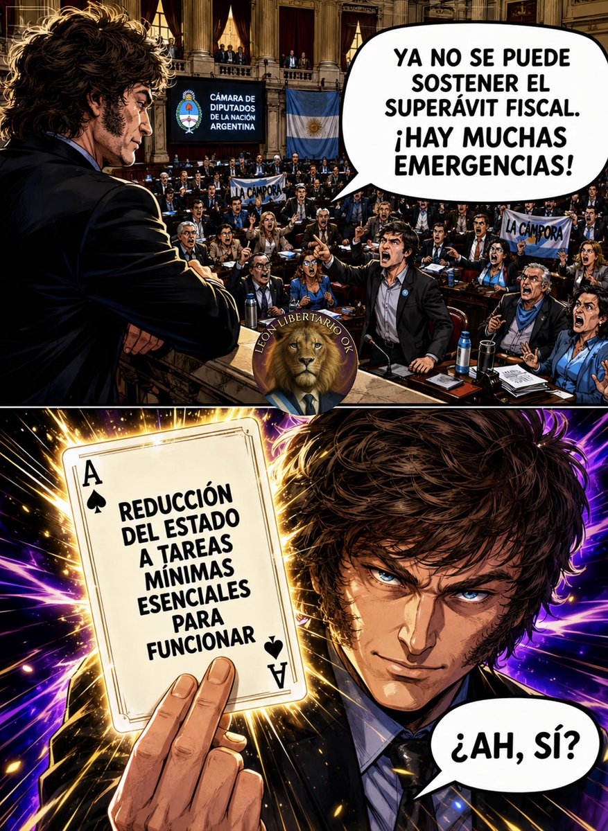 LeonLibertari0's tweet photo. ME PREPARÉ TODA LA VIDA PARA QUE JAVO CIERRE EL GOBIERNO https://t.co/nke2rbHmRY