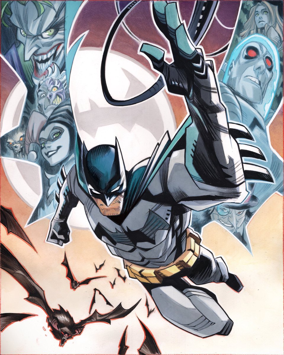 BatmanNotes's tweet photo. Batman by @SimoneRagazzoni https://t.co/FBsuCQ3eW4