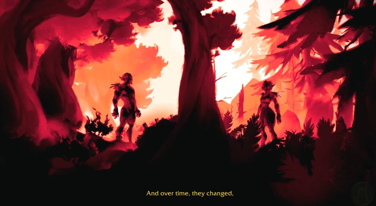 AxaraMinage's tweet photo. @CutestWynter @IntroCodeSpace @Nobbel87 @Boogily_Woogily They literally tell you they come from the Haranir and they split into elves and trolls. They even show you pictures of the change happening. Either you have not played the patch or you can’t read. https://t.co/aylmqKZli7