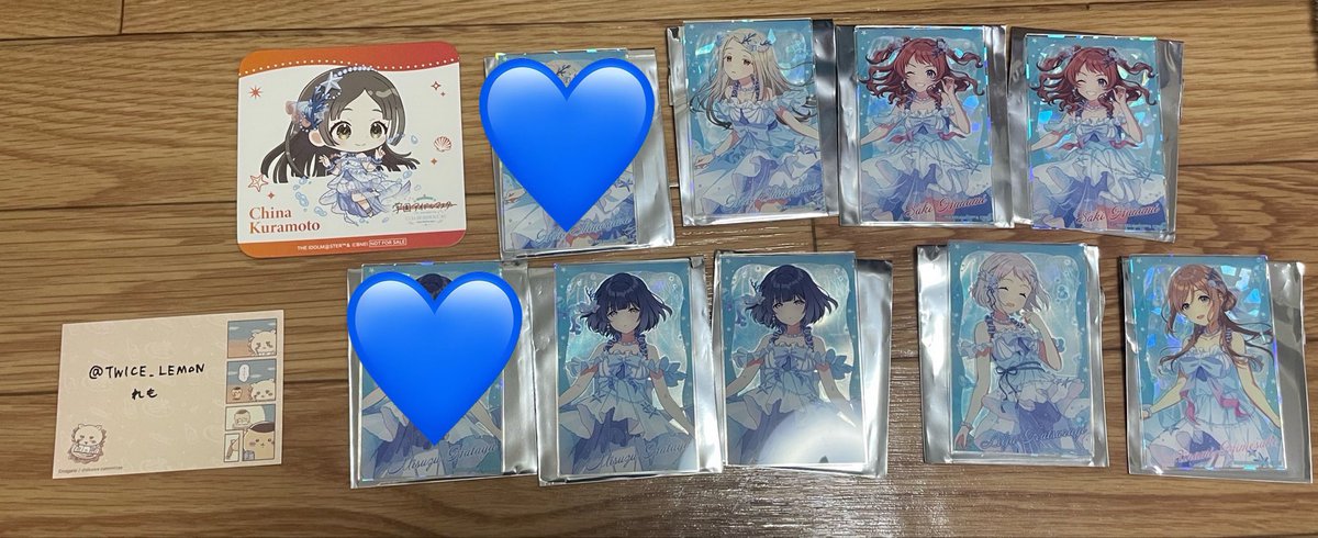 TWICE_LEMON's tweet photo. 学マス スイーツパラダイス スイパラ 交換

譲)アクリルカード 広 咲季 美鈴 リーリヤ
コースター 千奈

求)アクリルカード ことね
コースター ことね

異種交換にはなりますが 缶バッジAの手毬も求めております🙇‍♂️

郵送または広島市内手渡しでの交換になります、お気軽にお声掛け下さい🙇‍♂️ https://t.co/saDiAITccp