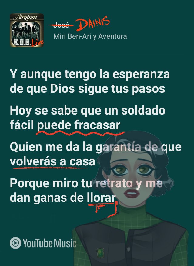 moonyxetina's tweet photo. ℘ Elīza — “José”
El nombre no tiene nada que ver, pero la letra lo tiene que ver TODO. Soy lágrimas. https://t.co/eRgy6brCbW