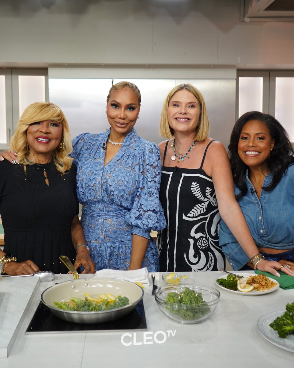 mycleotv's tweet photo. Our #MOOD because #CookingSessions with @TamarBraxtonHer & @EvelynBraxton is BACK tonight! π€©π
Don't miss the premiere TONIGHT at 9:30p/8:30c only on @mycleotv! β¨
Plus, catch our ladies tomorrow morning on @TODAYshow with @JennaSheinelle. You're in for a treat! π https://t.co/7nKnNB5Ur1
