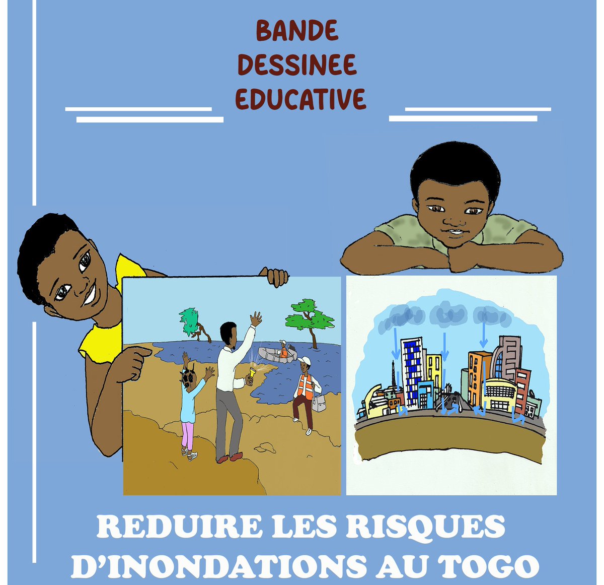 ndajacky's tweet photo. Un projet sur lequel j’avais travaillé auparavant et que l’IA vient revisiter aujourd'hui.
Et puisse que les inondations sont au cœur de l'actualité, je partage quelques pages. https://t.co/EtxXY9z2is