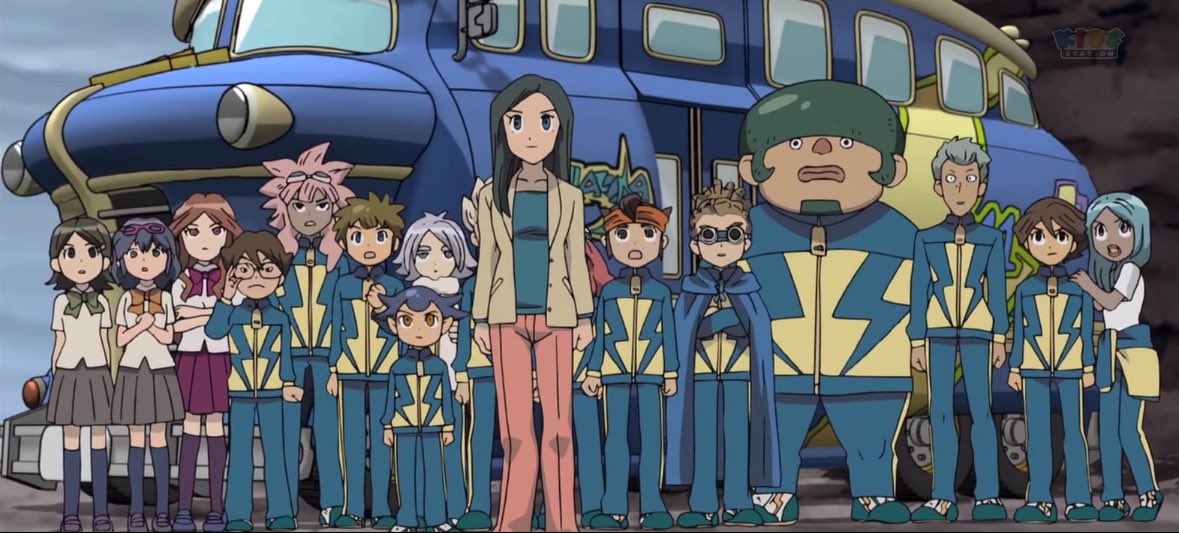 axewxoxo's tweet photo. I watched the first episode of inazuma eleven and immediately jumped to season 2 but I’m sorry that’s actually my family #bestteam https://t.co/mbrZBNEuCM