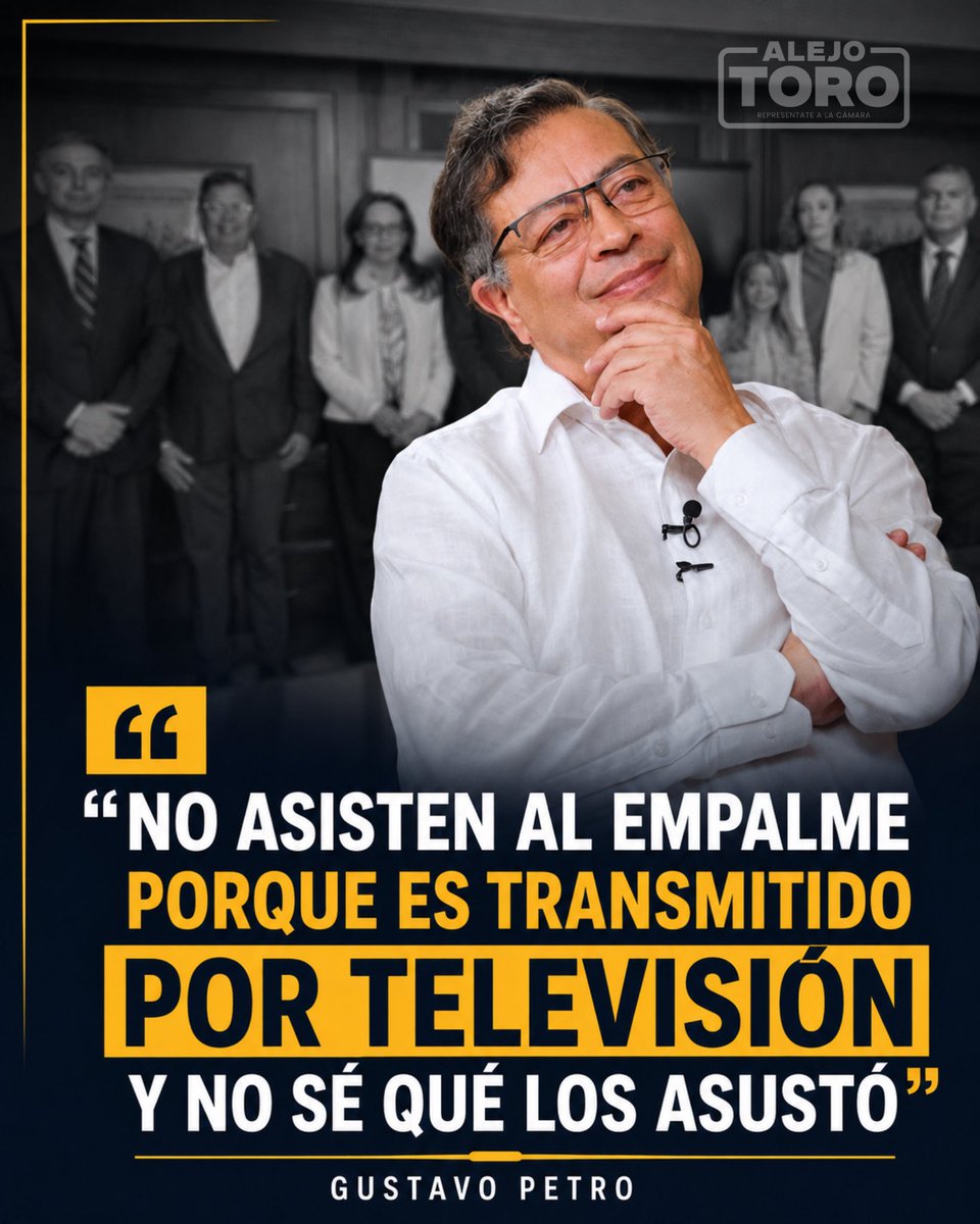 AlejoToroAnt's tweet photo. ¿A QUÉ LE TEMEN? ¿Porque el nuevo gobierno le teme a realizar un empalme con transparencia de cara a los ciudadanos? 

Simple, no querían un empalme, buscaban un show mediático de persecución política y se les cayó https://t.co/V6xb96VZ31
