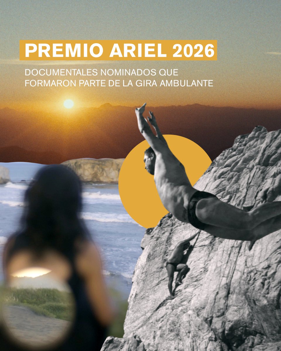 Ambulante's tweet photo. 🏆🎥 ¡Seis títulos que formaron parte de la Gira Ambulante fueron nominados al #Ariel68!

Esta edición los documentales nominados, además de formar parte de las nominaciones a Mejor Largometraje Documental y Mejor Cortometraje Documental, también figuran en nominaciones como Mejor Película, Mejor Dirección y Mejor Edición. Los títulos son: