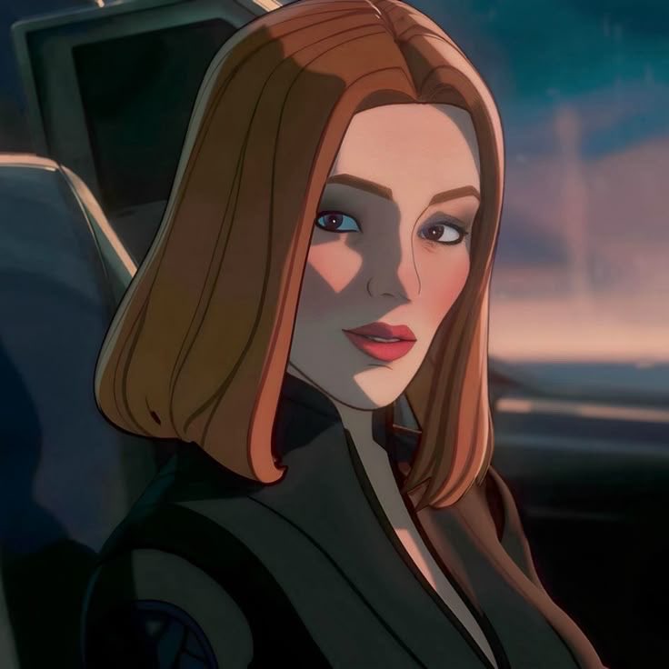 darkbutjagame's tweet photo. One thing about animated Black Widow is she’s always going to serve https://t.co/MA4T9ZVTii