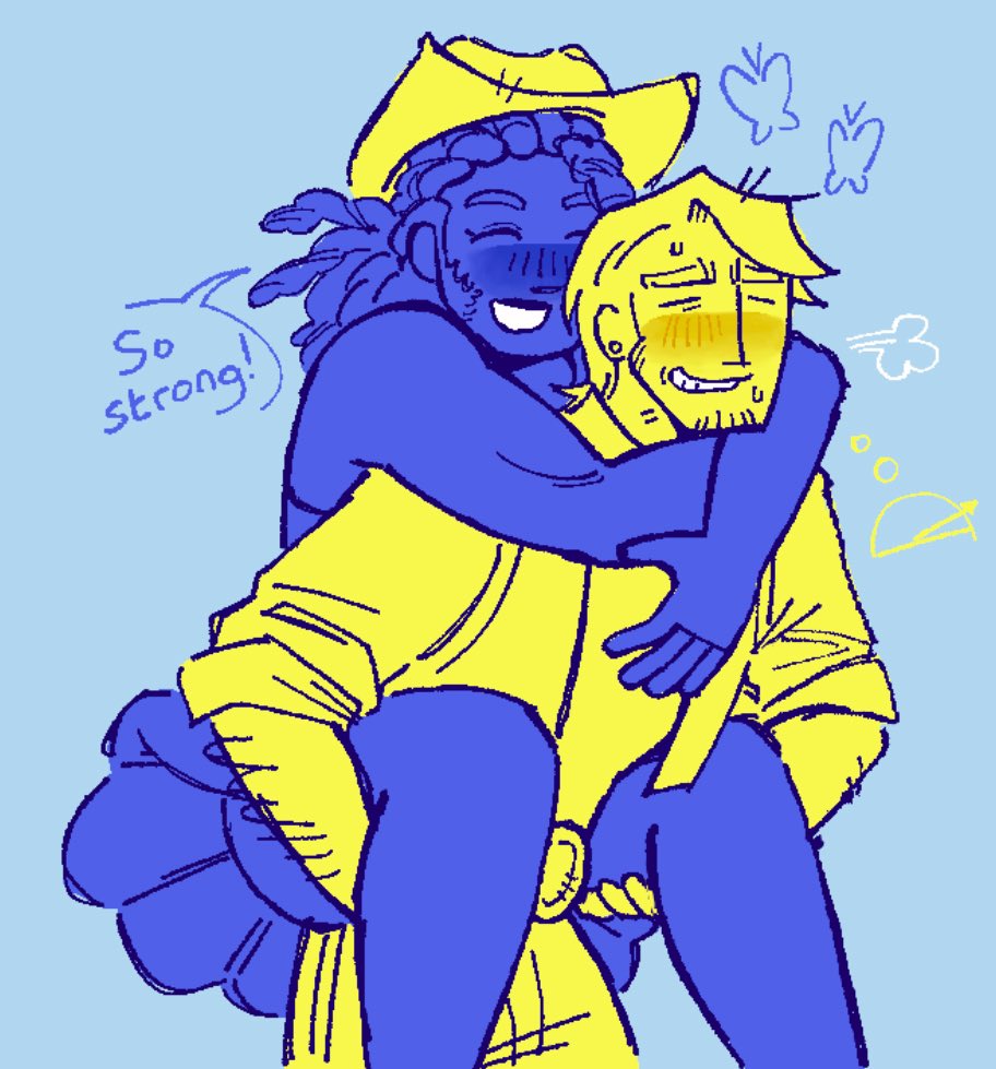 phonemixer's tweet photo. blellow break between artfight stuff .. yellow u gotta start hitting the gym #deltarune #blellow https://t.co/WyMaxKaniX