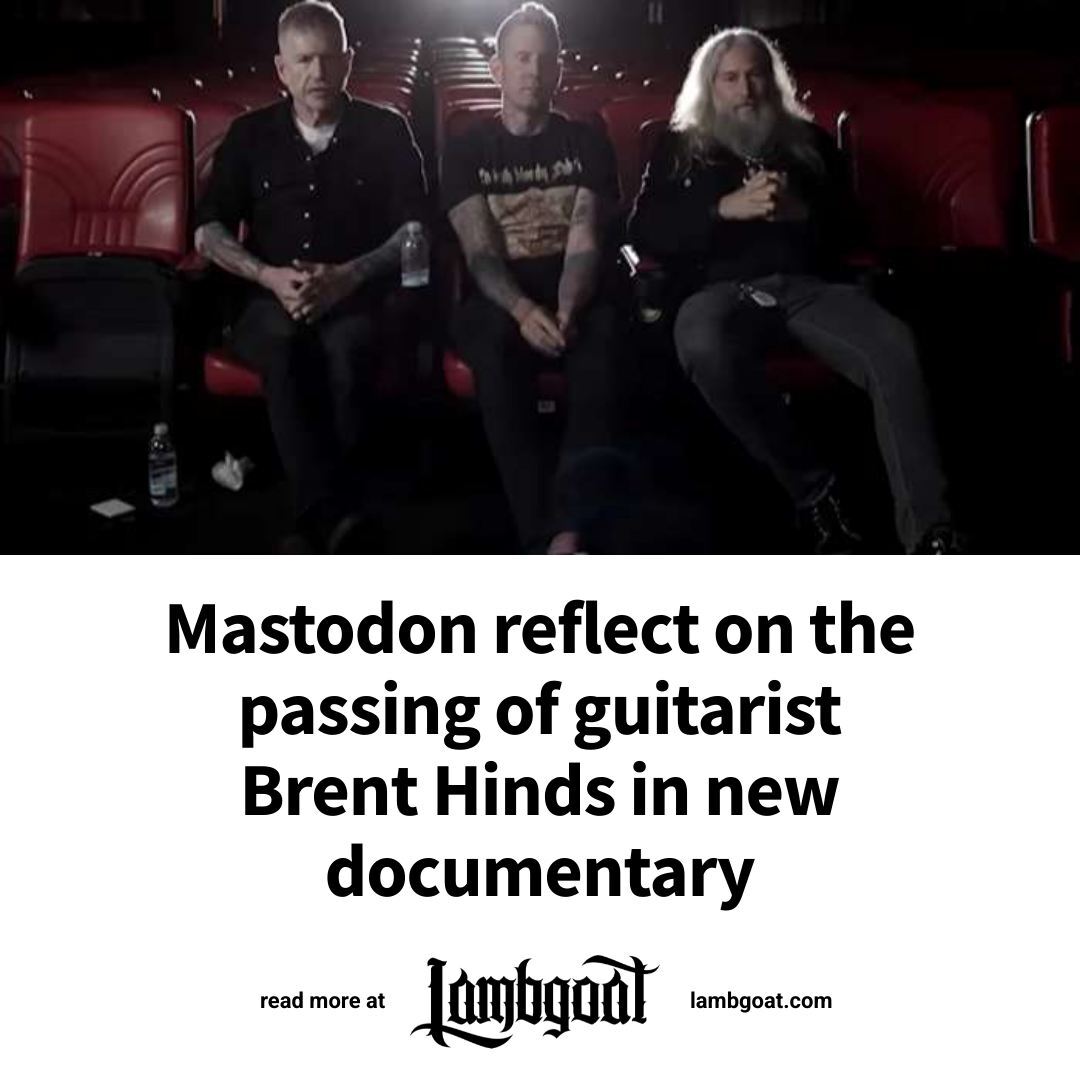 lambgoat's tweet photo. Mastodon have released a new 35-minute documentary called "The Mastodon In The Room." The film finds the group opening up about the death of guitarist Brent Hinds.

"Hello Everyone-We just wrapped up Europe and every country we hit showed up and gave us everything! Truly a summ… https://t.co/fJxTcsD4Ai