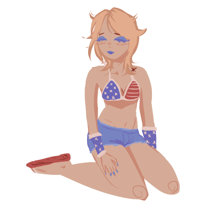 awajipink's tweet photo. im never doing lasso art ever again

anyways have fem johnny in a bikini god bless america or whatever https://t.co/9DVS1Pqq2G