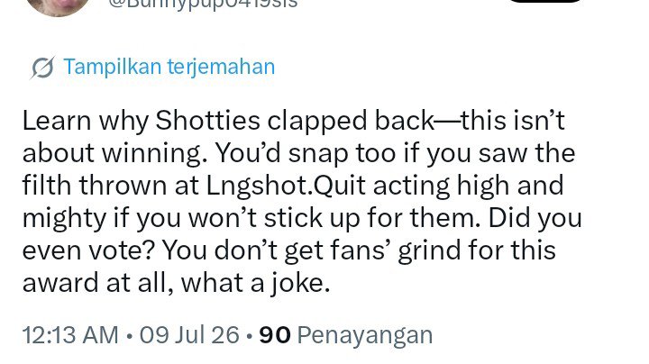 4shoveiy's tweet photo. dikata sok suci dah biasa, dikata ga pernah ngevote ngamuk lah effort gue selama ini diremehin 🙂 https://t.co/ENYd6sYi4i