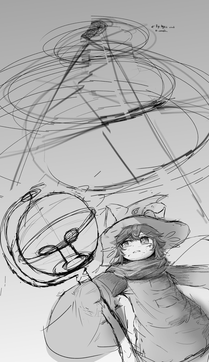 Mato_II's tweet photo. Just checking how it would look before finalizing the canvas size and composition (WIP!) https://t.co/ieKYy5Pubr