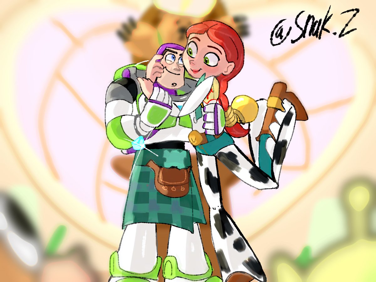 snakzq's tweet photo. Aqui la parte 3!  💐🌵👾 #toystory5 #toystory2 #fanart https://t.co/EYNrvN2aej