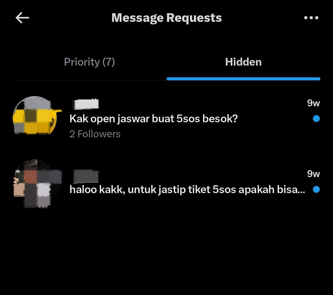 clarisalmaw's tweet photo. YAAMPUN MAAF BANGETTTTT
huhu dm kalian masuk request dan ga muncul sama sekali di notif, aku juga ga ngecek😭😭
maaf bangettt yaaa kalo mau jaswar dan aku gaada respon bisa move ke @gasssos aja yaa disana adminnya 2 jadi bisa ke backup req dm yg masuk😭🙏🏻

t. jaswar tiket konser https://t.co/8zbvnbRywf