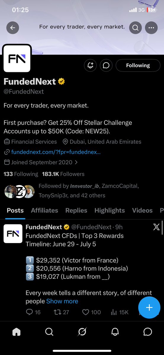 prostifx's tweet photo. @Techriztm @Nedu_Live @PsychedeliaAcad @FundedNext @TraderHadesh @PsychedeliaAcad 
@Techriztm 
@FundedNext 
@TraderHadesh 
All done https://t.co/TgNkJzzc6h