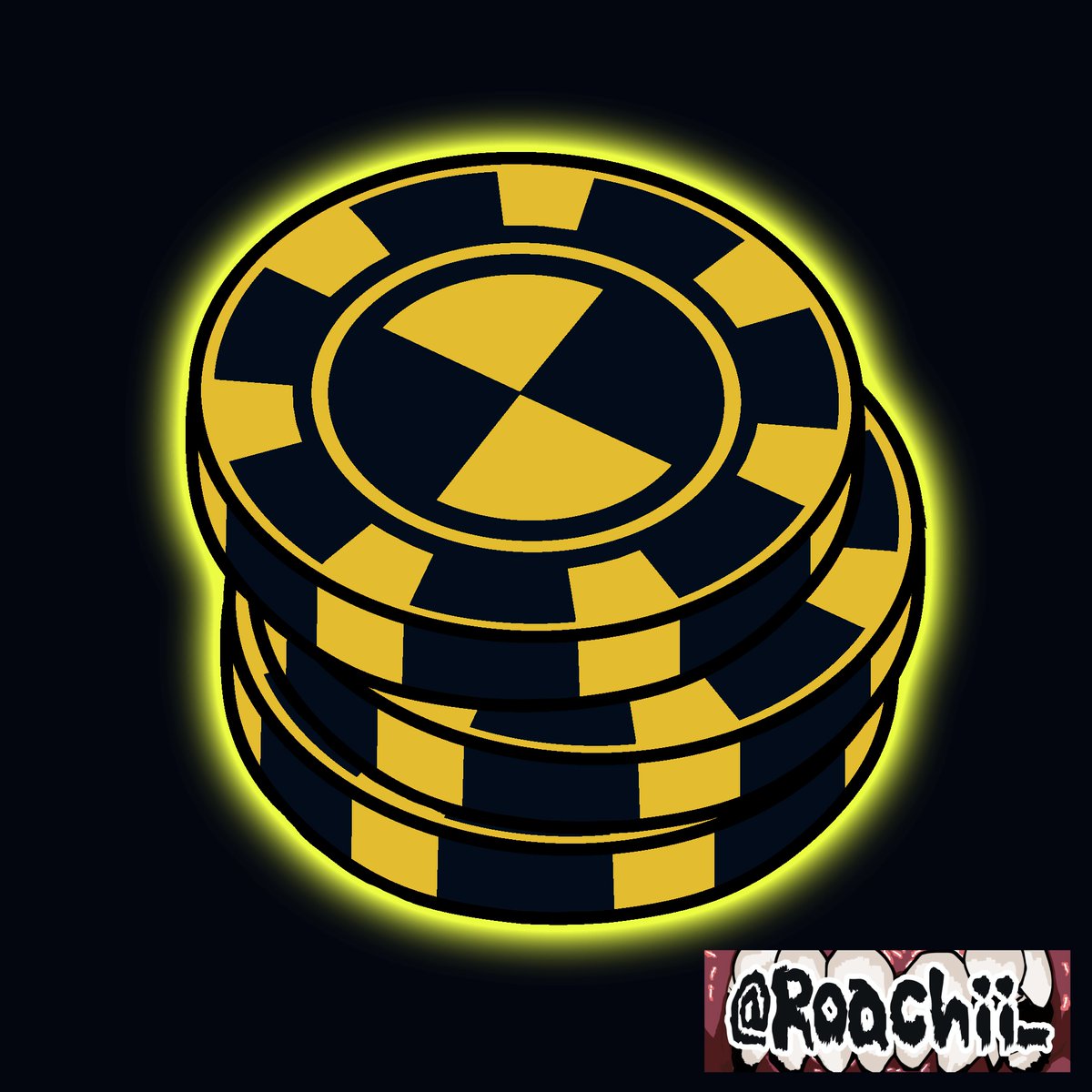 Roachii_'s tweet photo. stacked the chips, sold my soul for a good time

#icondesign #gamblingaesthetic #neonart https://t.co/JiD0pvAkpq