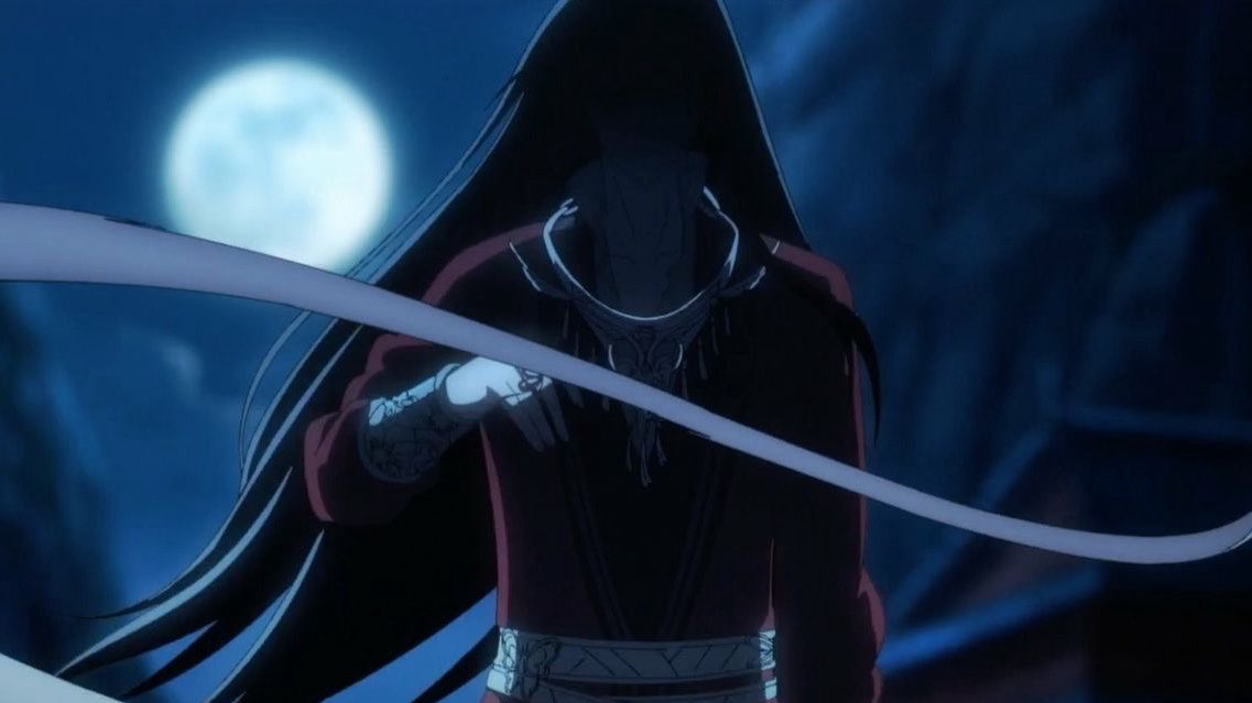 juustreead's tweet photo. la manera en la que ocultaron el verdadero rostro de hua cheng durante toda la primera temporada le da TANTA AURA https://t.co/W7Qs3lGWhZ