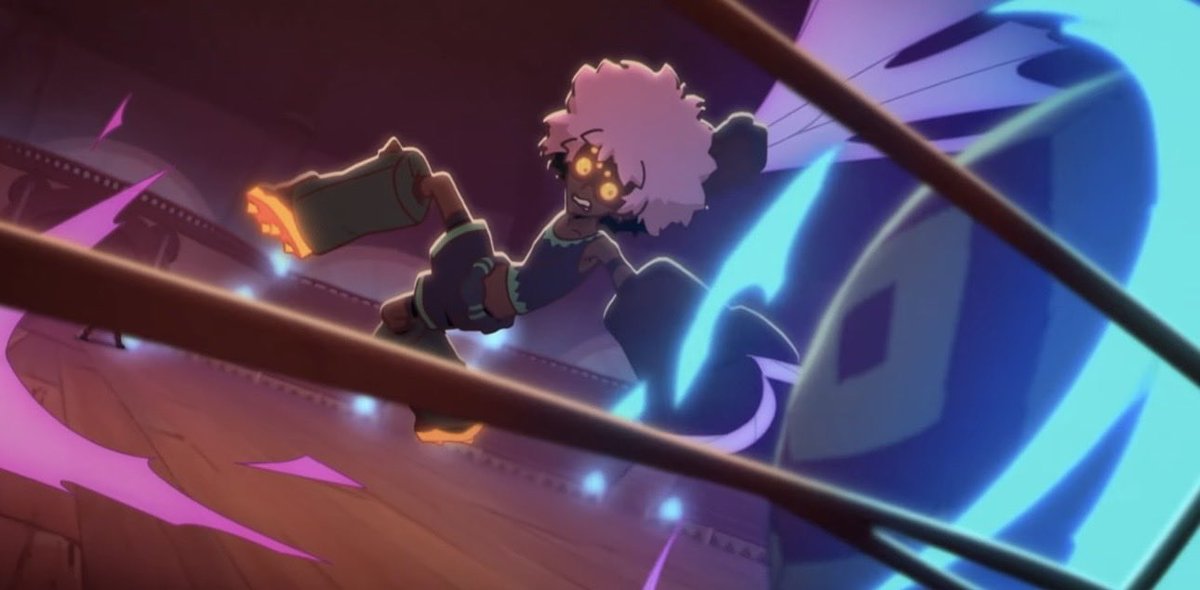 pinzchu's tweet photo. Ya know this explains why we see Key and Anansi training together. Her being keeper while Key works on his move. https://t.co/HHkMtdezJQ