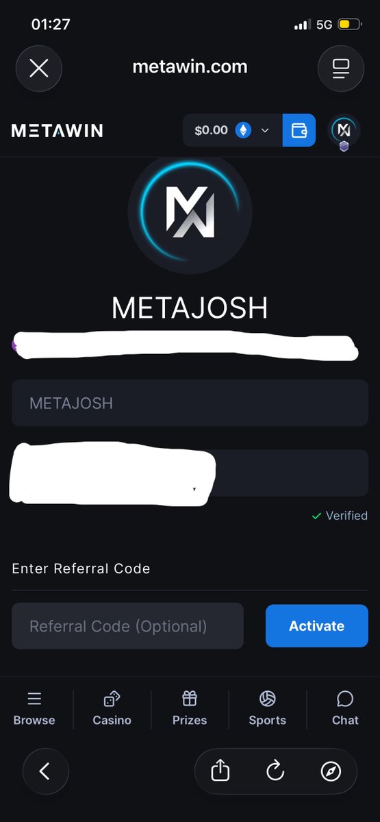 bhad_ber's tweet photo. @skel Just signed up 

Share your referral code 

Username: METAJOSH https://t.co/1bTrcoIRFm