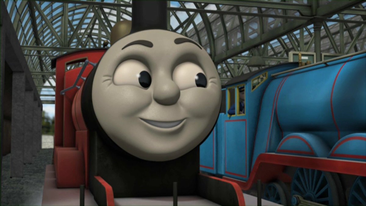 starlightfan02's tweet photo. The face is THE most important part of a character design and when you look at the likes of James, who's face on the TV side of things was consistent for 40 years, only having slightly alterations when the medium changed, the 2026 one sticks out like a sore thumb https://t.co/yfCNHlMLwU