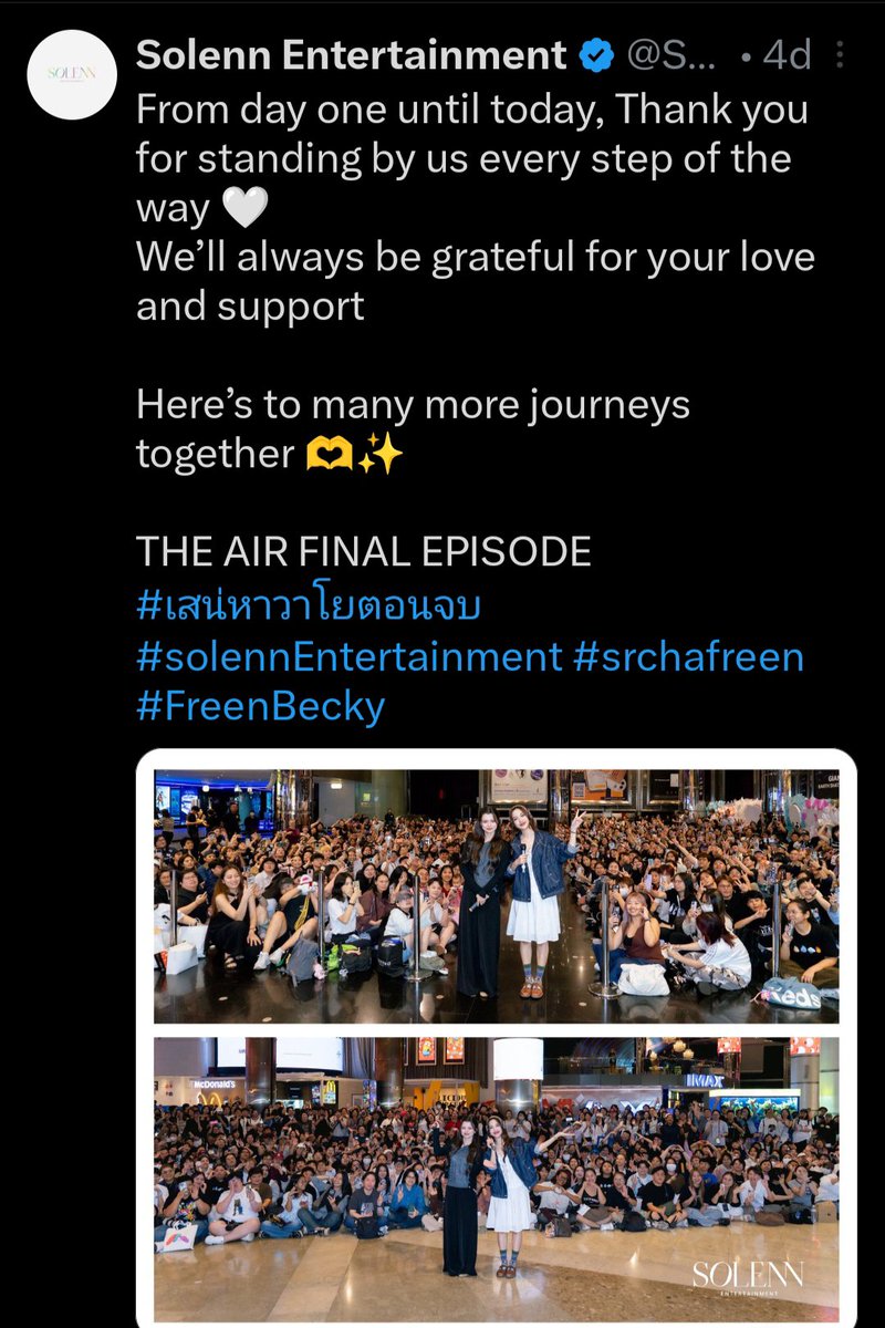 KaidaoForFB's tweet photo. คนที่คีพคู่ที่สุดก็คือ #ฟรีนเบค นั่นแหละค่ะ 🥰 ขอบคุณรายการ #DuoOne ทาง #AmarinTV 34 ด้วย ที่เชิญทั้งคู่
เชื่อว่า #FreenBecky มีอะไรให้ทำด้วยกันอีกเยอะแน่นอน 🥳😊
#srchafreen #beckysangels https://t.co/ylpoyV3Pwf