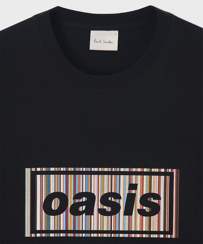 Paul Smith × Oasis シグネチャーストライプロゴ Tシャツ プライムデー先行セール開催中】 「Paul Smith × Oasis シグネチャー