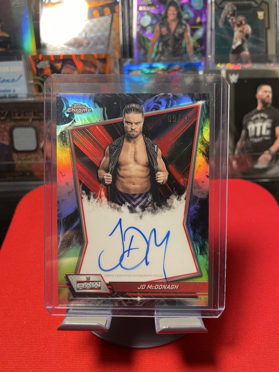 Adam_Blas's tweet photo. Pulled this from a mega box! @jd_mcdonagh #wrestlingcardwednesday
#wrestlingWednesday https://t.co/t8sweaRF7K