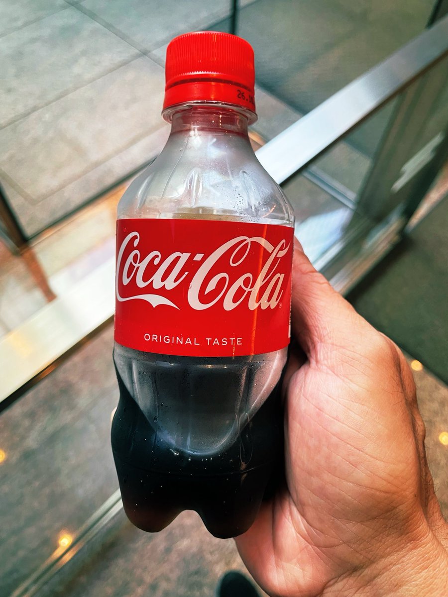 コカ・コーラ　プラスチックパネル 今日の朝食、、 、、とにかく、、今日を生き抜けば、、、 でもコーラは