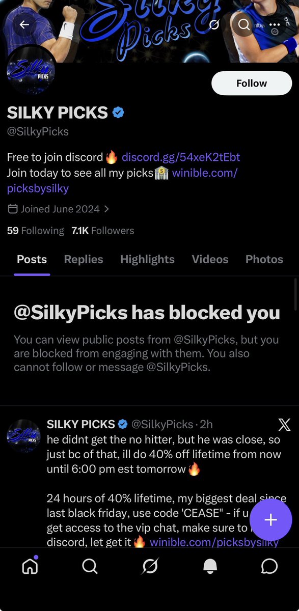 yoits_chio's tweet photo. @SoccerGoat135 I was following him for a while and actually taking his POTD and saw on my tl that he was on your comments talking trash and I simply replied with the chalked “free 2man” and he decided to block me 💀💀💀💀🤣 smh these cappers man 🤦‍♂️ https://t.co/I1cNEZxoDs