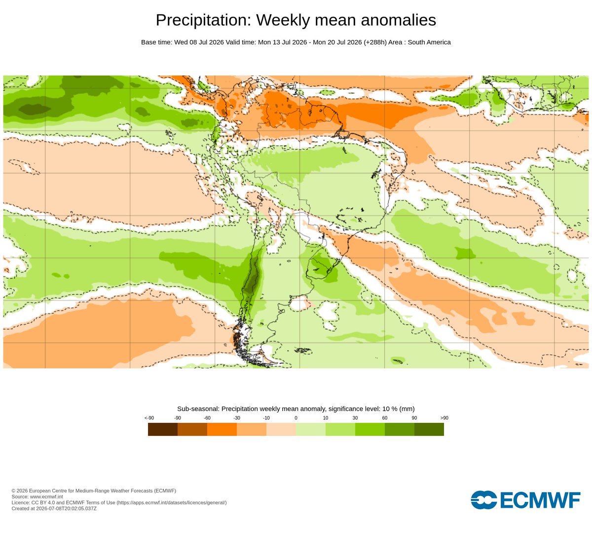 EdoWeatherman's tweet photo. Proyección en seguimiento. Actualización de miércoles.

Se mantiene proyección de posibles lluvias importantes en el norte chico y la zona central la próxima semana. Los dos modelos más importantes ven un escenario de lluvias abundantes, con fuerte viento y es posible que esto se extienda de 3 a 5 días. 

La influencia de El Niño ya es un hecho y lo hemos visto en la situación que ocurre en el sur de Chile. Cada actualización va consolidando el patrón lluvioso de la próxima semana y esto se extendería hasta la región de Atacama e incluso puede alcanzar más al norte.

Ahora bien, la situación podría ser compleja ya que los modelos proyectan una serie de sistemas frontales que no darían tregua. Por ejemplo, en la región del Maule llovería desde el martes 14 al domingo 19, sin descartar que esto se extienda más días.

Respecto a montos que pueden caer, la zona central podría acumular más de 100 mm en toda esta serie de eventos e incluso algunos modelos dan sobre esa cantidad. Algo similar se proyecta para la región de Coquimbo. 

Todo esto aún puede variar y debemos seguir atentos cada actualización, pero para quienes solo aparecen para comentar de forma pesimista o tirar odiosidad, esta tendencia lluviosa con cada actualuzación se pone más agresiva y todos los factores se están alineando para que suceda.