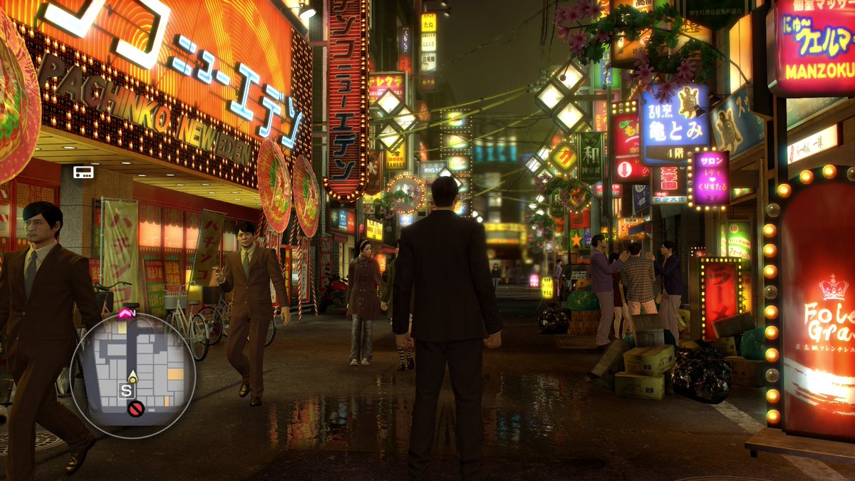 _ruansl's tweet photo. já que não tem jogo de copa #Yakuza0 https://t.co/bcLgavDILO