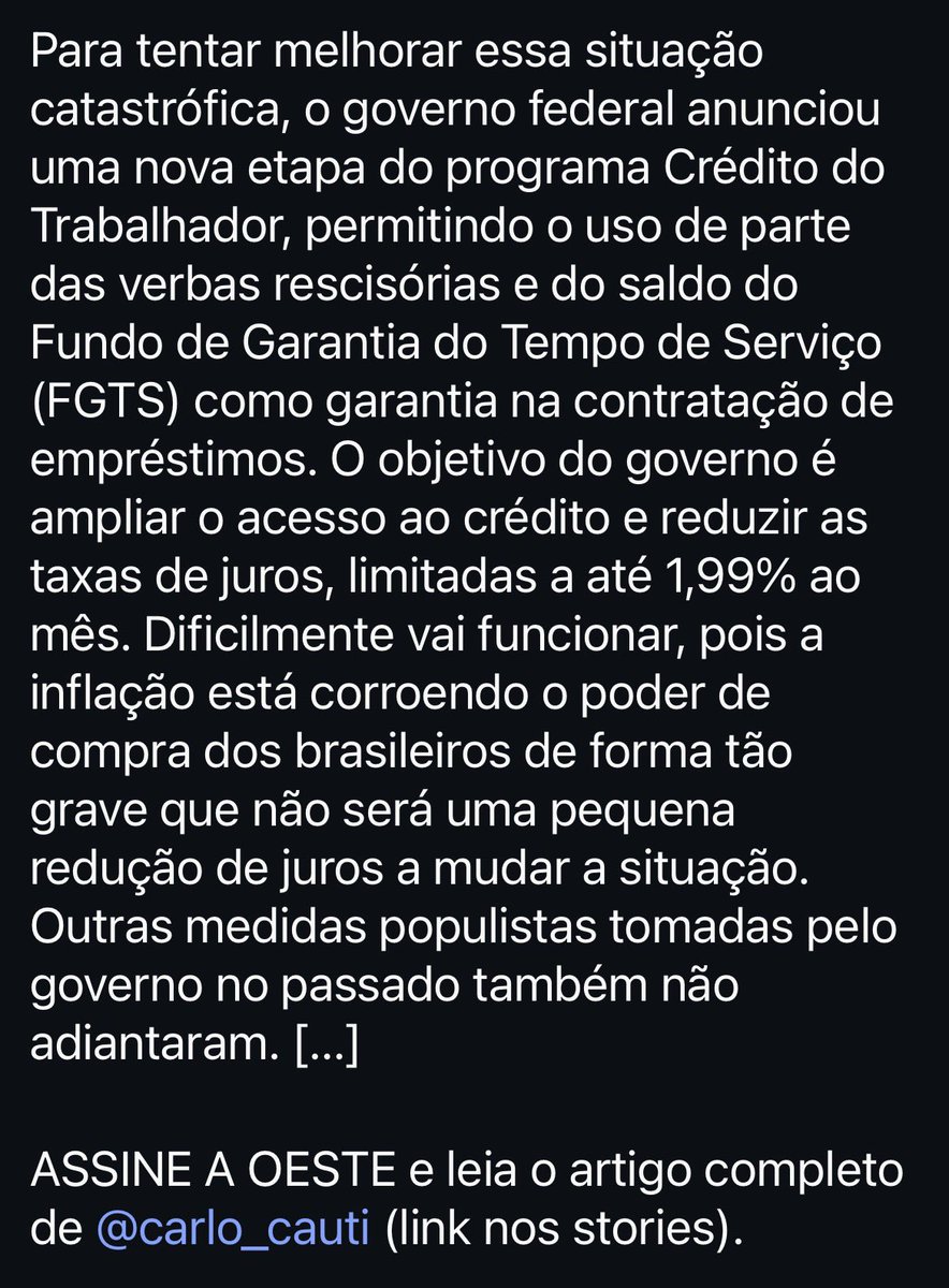 qtomimimi's tweet photo. O fracasso do programa #desenrola criado pelo governo de Lula para acabar com a inadimplência no Brasil simplesmente não irá funcionar pois a inflação está corroendo o poder de compra dos brasileiros #Eleições2026 #flaviobolsonaro22 #LIBERTEMBOLSONARO #JaquesMaster #INSS #lula https://t.co/Im1FJvLWEJ