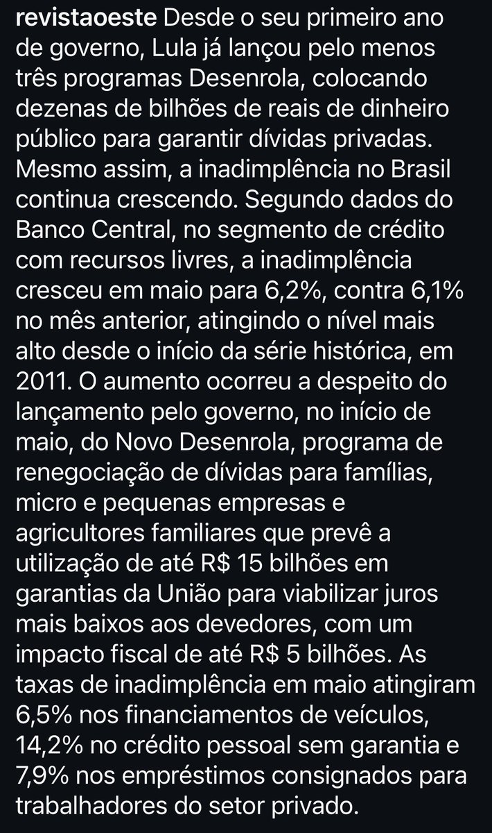 qtomimimi's tweet photo. O fracasso do programa #desenrola criado pelo governo de Lula para acabar com a inadimplência no Brasil simplesmente não irá funcionar pois a inflação está corroendo o poder de compra dos brasileiros #Eleições2026 #flaviobolsonaro22 #LIBERTEMBOLSONARO #JaquesMaster #INSS #lula https://t.co/Im1FJvLWEJ