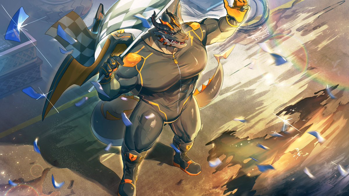 So1Azure's tweet photo. Just Dazzling…⚡️🏁

🎨:@txtmayo https://t.co/6ARvbMYwHA