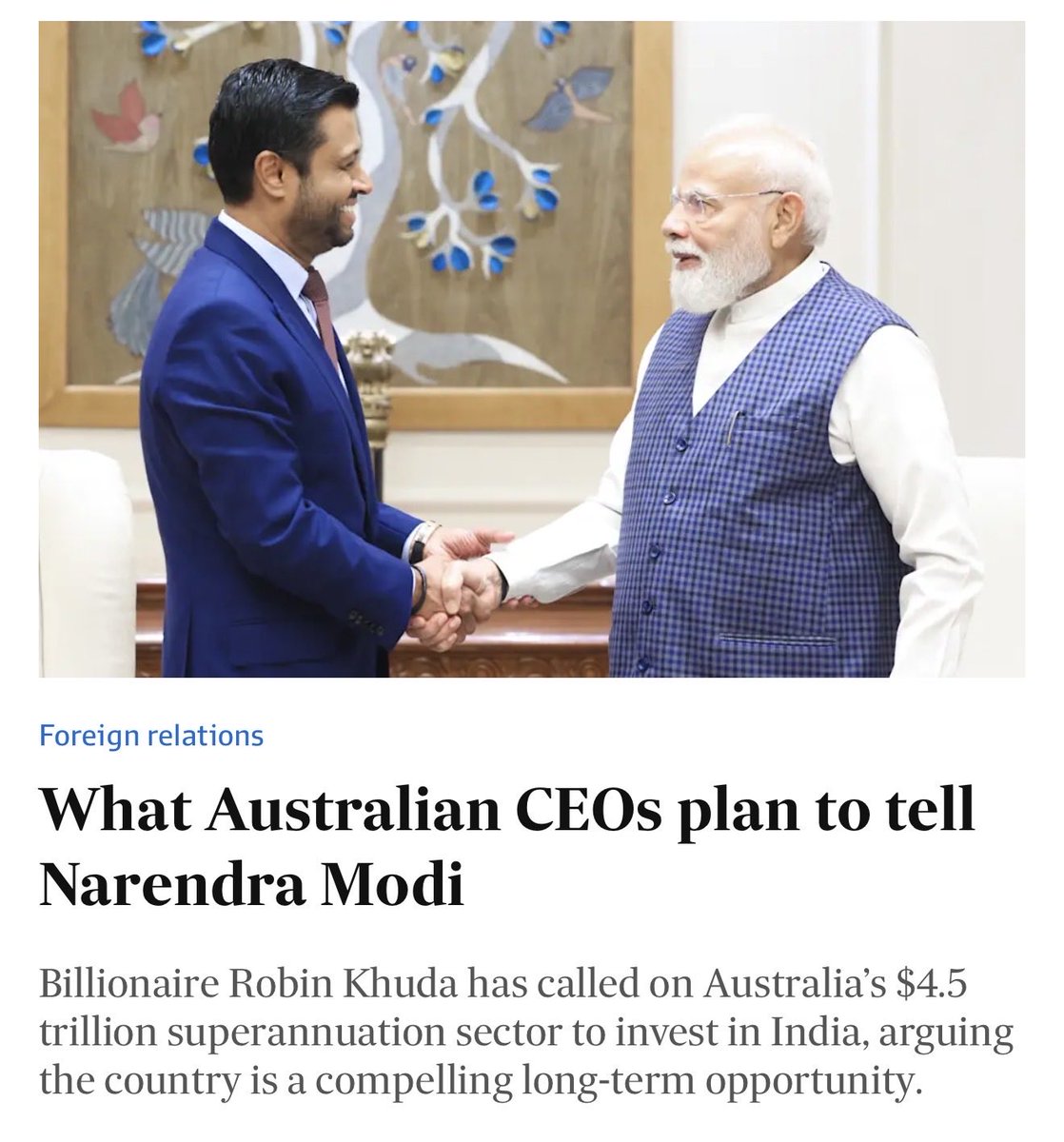 QBCCIntegrity's tweet photo. First they flood our country
Then they take our homes
Then they buy our politicians
Then they plunder our retirements

Indians are not our friends. Their plan is to colonise Australia and have us foot the bill. 

But go on, be kind and tolerant. https://t.co/1bmKyv0qpI