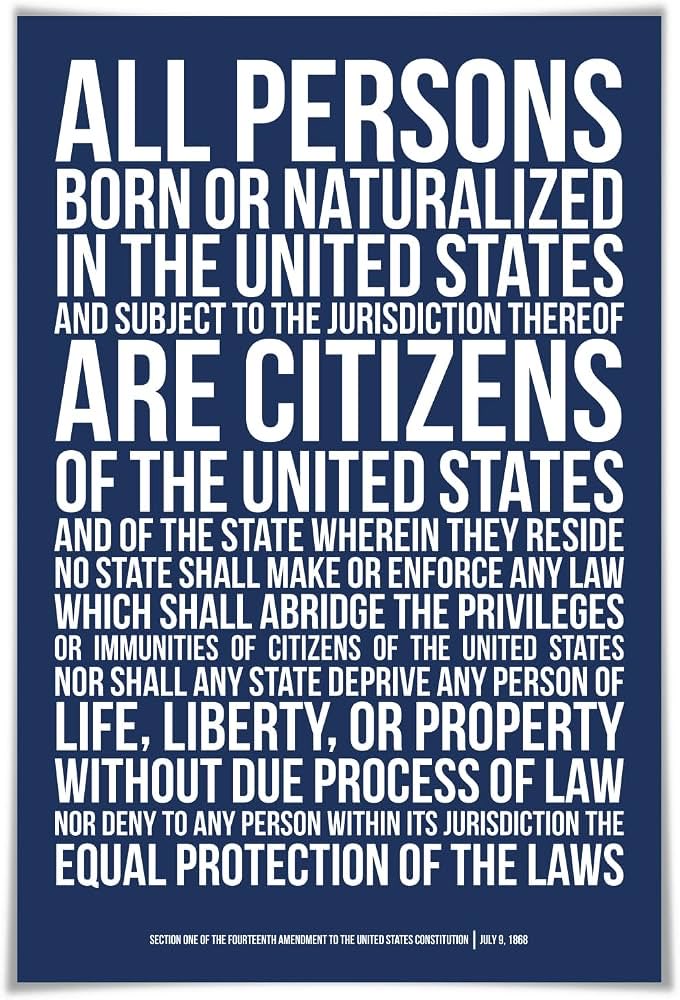 Joan_of_Snarc's tweet photo. @RepBrandonGill It’s been the law since 1868.

Why haven’t you read the Constitution? https://t.co/uMe1PJW2g7