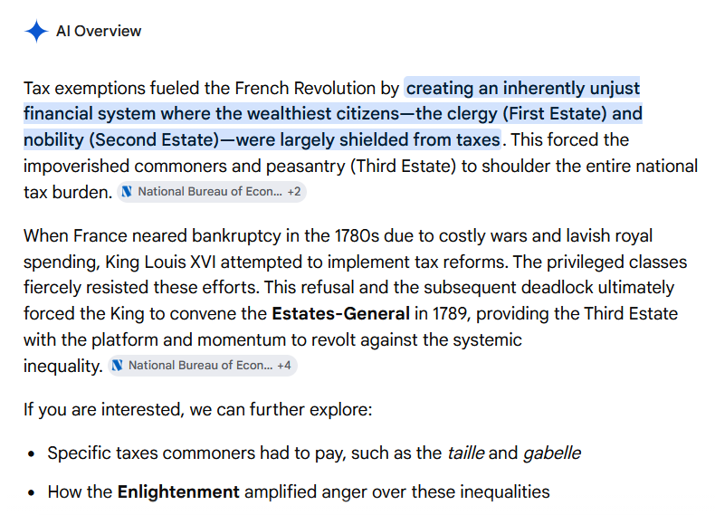 ThomBrady5's tweet photo. Boomers own 53% of assets and they don't want to pay taxes anymore, so they're going to give themselves a tax exemption and dump the cost onto younger generations... who are forced to compete against the 100+ million foreigners Boomers imported. Vibes of the French Revolution. https://t.co/icZ2UkOMei