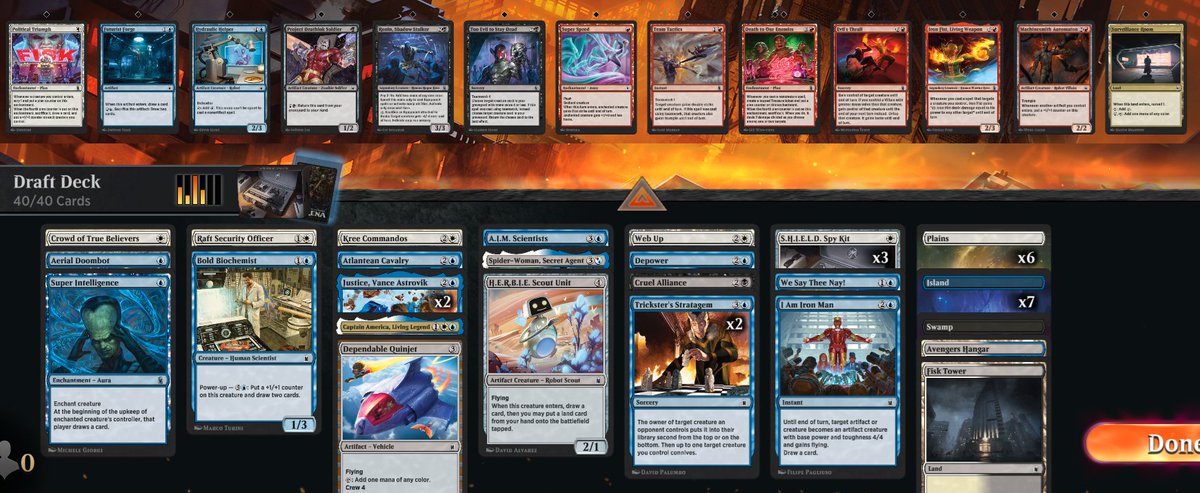 Mjolnir1336's tweet photo. 7-1 with Spy Kits pile. Splash was totally worth it #MTGA https://t.co/3mZkZeWXCz
