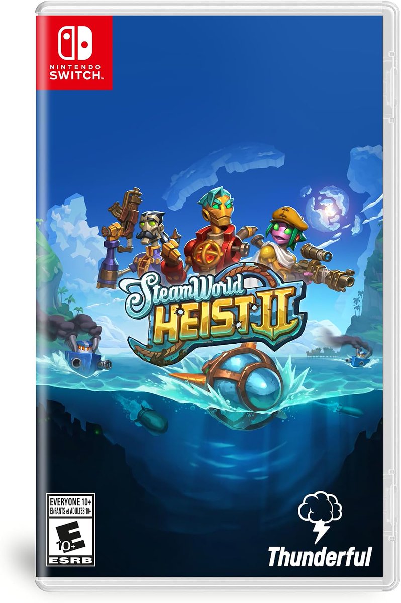 Lbabinz's tweet photo. Steamworld Heist II (Switch) is $30.73 w/ clipped coupon on Amazon https://t.co/2kfkOwde6z #ad https://t.co/w5LH4NvVPY