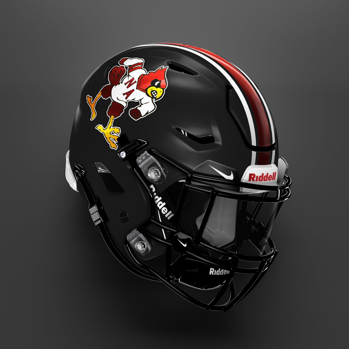 HelmetMissouri's tweet photo. Couple of changes for the North Andrew Cardinals this fall!

Switching from matte decals to chrome and sporting a new stripe as well 😍

Huge thanks to @Coach_JR_ and the Cardinals for choosing @417helmets for another season! https://t.co/8lHD5spwTR