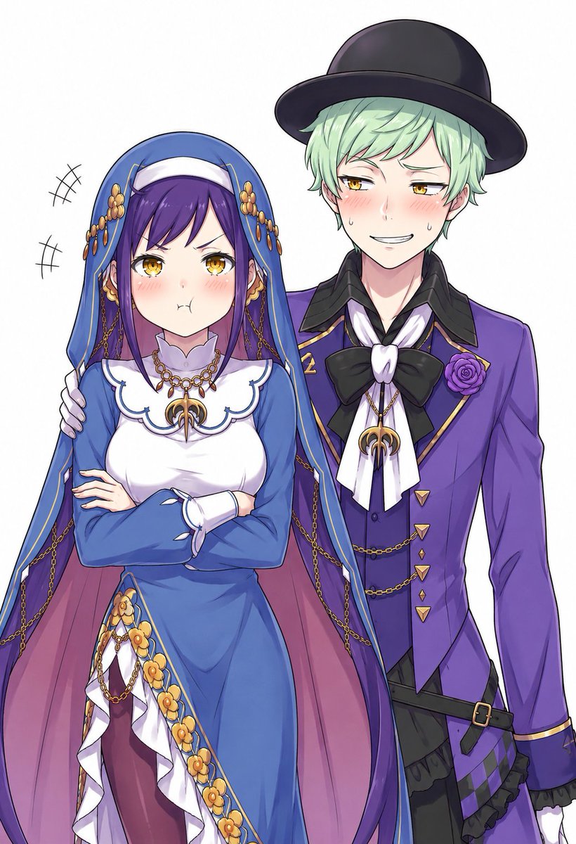 ReAi_5656's tweet photo. White Sheep / Melty &amp; Tiga 

#リゼロ  #rezero #AI #arc10 https://t.co/MYj67fZ2eq