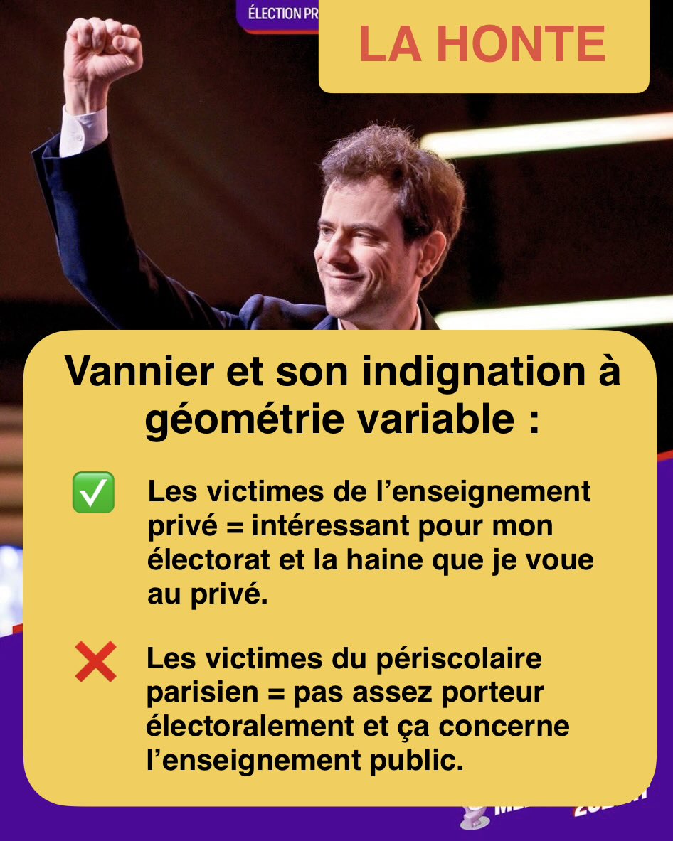 urbex25's tweet photo. @PaulVannierFI On t’attendait sur le scandale pedophile du périscolaire parisien mais apparemment, comme ça concerne l’enseignement public, zéro intérêt médiatique pour toi. 
Ce Vannier est une arnaque. https://t.co/OhoqLTpfK9