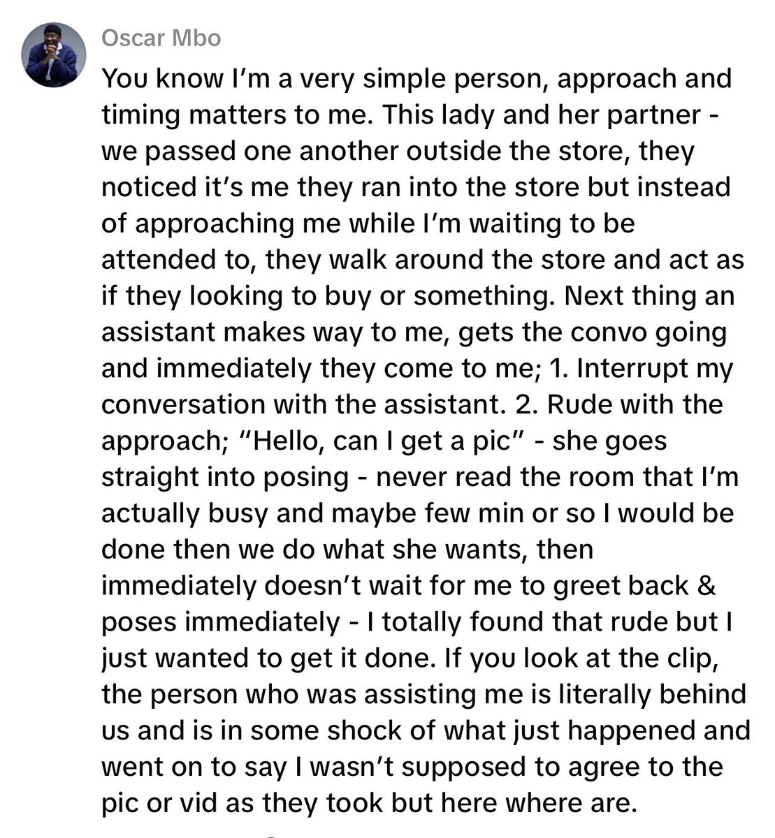 SegodiTlour's tweet photo. Oscar Mbo got dragged for looking bored in a picture with a fan while the lady looked so happy. People said he’s rude. He addressed it and honestly speaking I’m on his side https://t.co/J19CTJzhhp