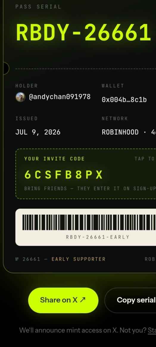 andychan091978's tweet photo. @robidyapp Code👇
6CSFB8PX https://t.co/rlEO8mDyzN