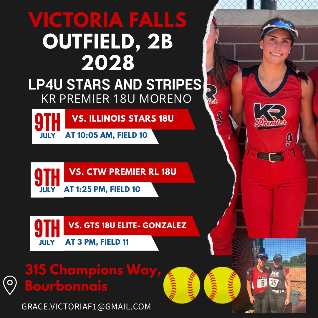 vfalls_softball's tweet photo. @WMUSoftball Would love to see you at one of our games! 🥎 https://t.co/HIfPF4tDd6