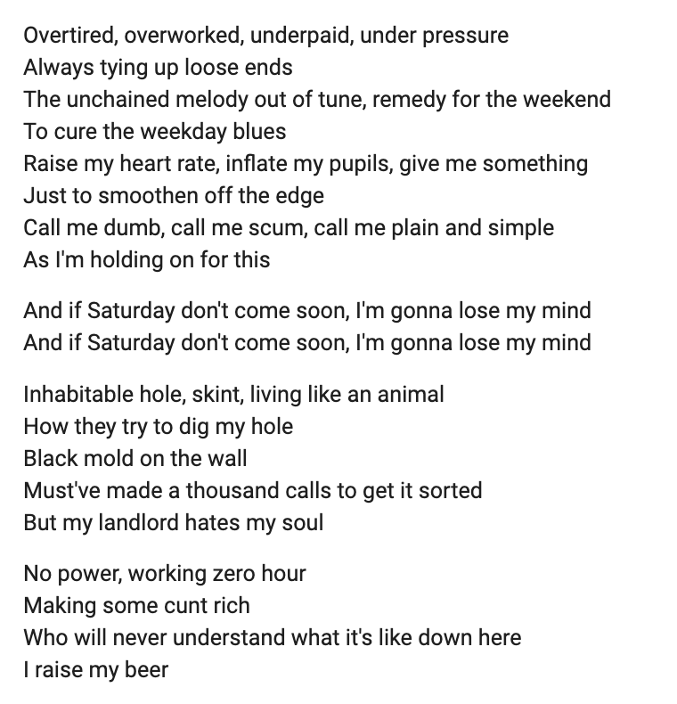 cakeoh91's tweet photo. @SomaKazima2 @xeo_one Look, it's totally valid to not be into heartland rock etc, but don't be comparing Sam Fender to Maga Wallen. 'Rein Me In' isn't a spicy song, that's why it's popular, but Fender's not exactly a plain piece of whitebread. He doesn't just get the Springsteen comps b/c he loves 🎷 https://t.co/Bqlew0yKx3