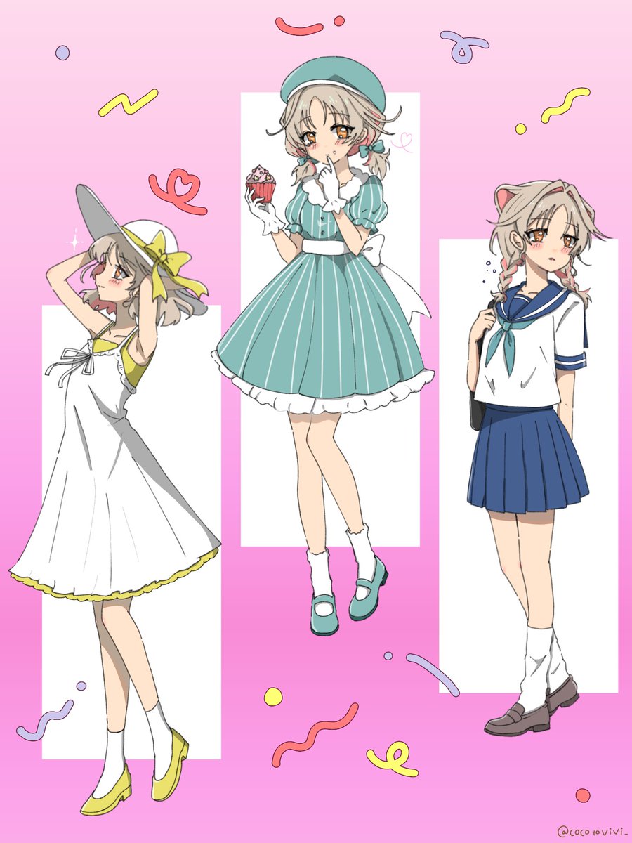 cocotovivi_'s tweet photo. 今日の練習絵✏🍰💗色んなけむニラちゃんが描きたい！
 #ずとまよファンアート https://t.co/BwBobpQAob