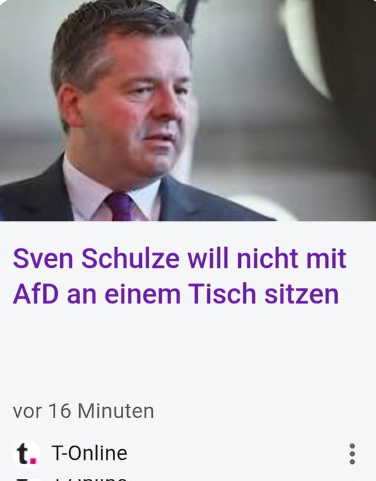 MixeDKD's tweet photo. Er will weiter regieren auch wenn er abgewählt wurde
Er will nicht mit AFD an einem Tisch sitzen

Der Typ ist kein MP, sondern ein Dreijähriger 

Wählt den Clown unter 5% und der Unsinn hat ein Ende https://t.co/kS8IjsDjJD