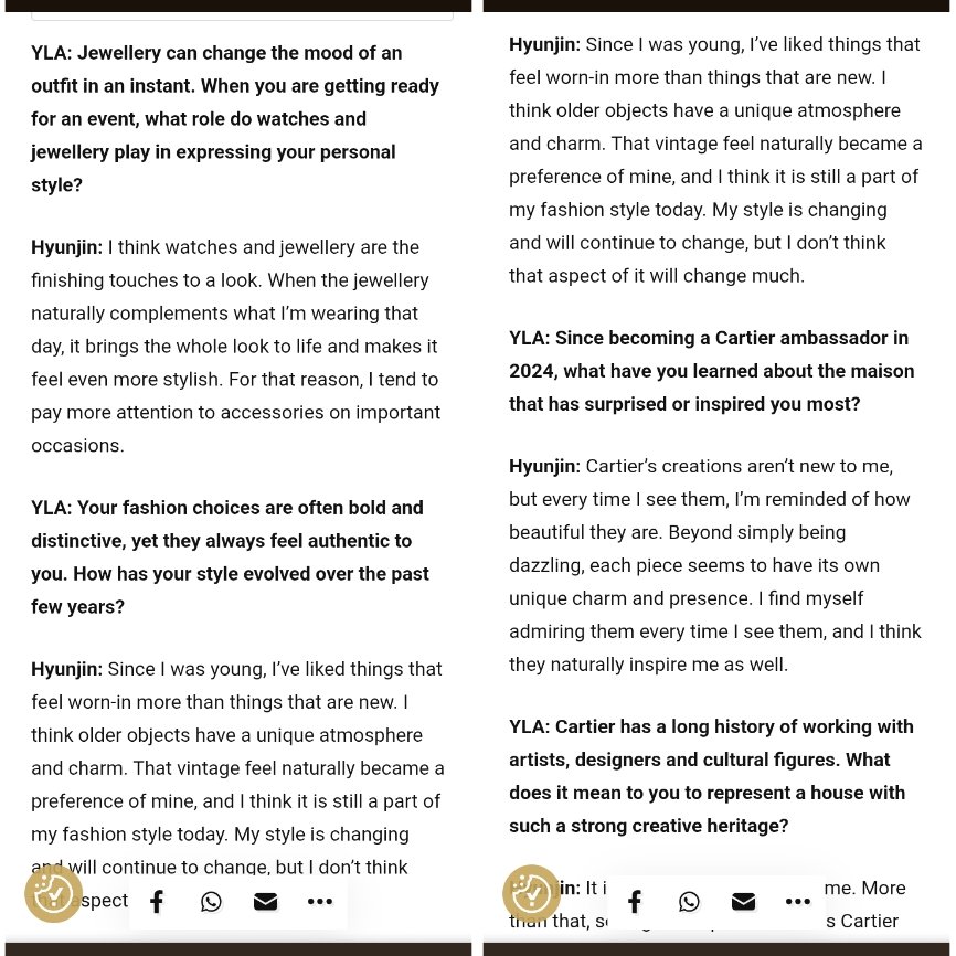 HHJNation's tweet photo. Hyunjin's Interview with Your Luxury Magazine Africa, in collaboration with Cartier at the En Équilibre High Jewellery presentation in Taipei, Taiwan which Hyunjin attended in March

"Hyunjin on Cartier, Creativity, and the Enduring Appeal of the Panthère"
🔗https://t.co/OQZnsJ53IC

#HYUNJINxCARTIER