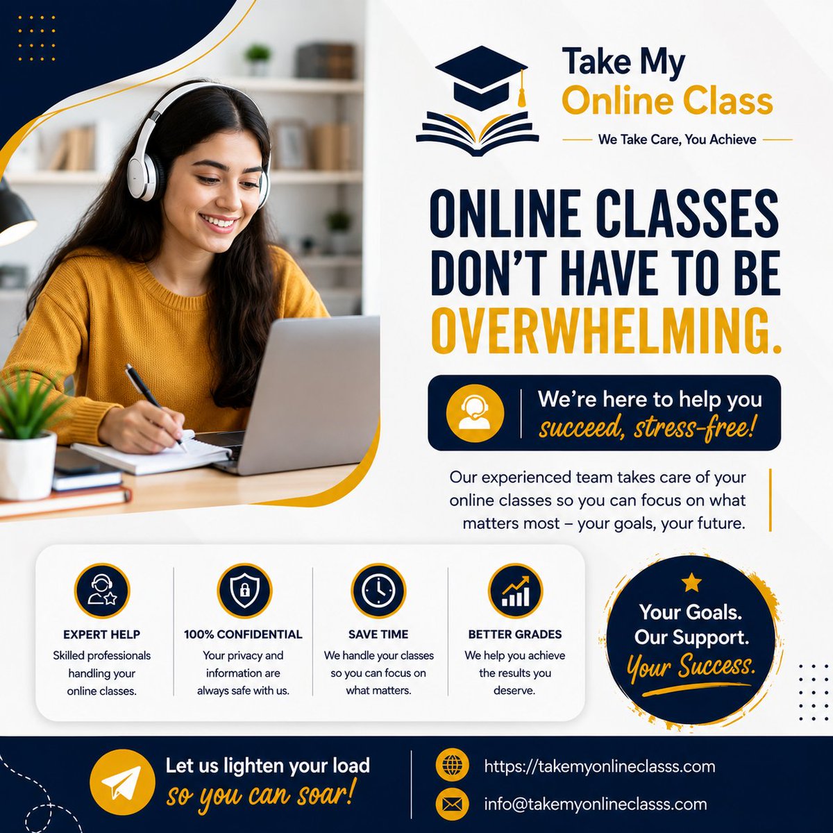 myonlineclasss's tweet photo. Online Classes Don't have to be overwhelming.....
https://t.co/LMu2ssqct0 #takemyonlineclassforme #domyonlinecourseforme #hiresomeonetotakemyonlineclass https://t.co/OpseCcDYOp